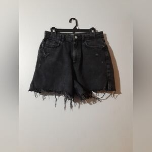 Zara Black Jean Shorts